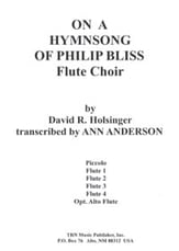 ON A HYMNSONG OF PHILIP BLISS FLUTE CHOIR cover